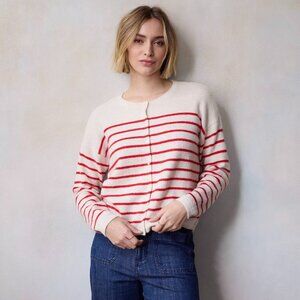 Women's LC Lauren Conrad Knit Button Down Layering Cardigan Size L